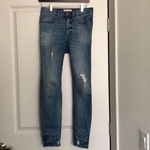 Madewell 9” High Rise Skinny Jeans